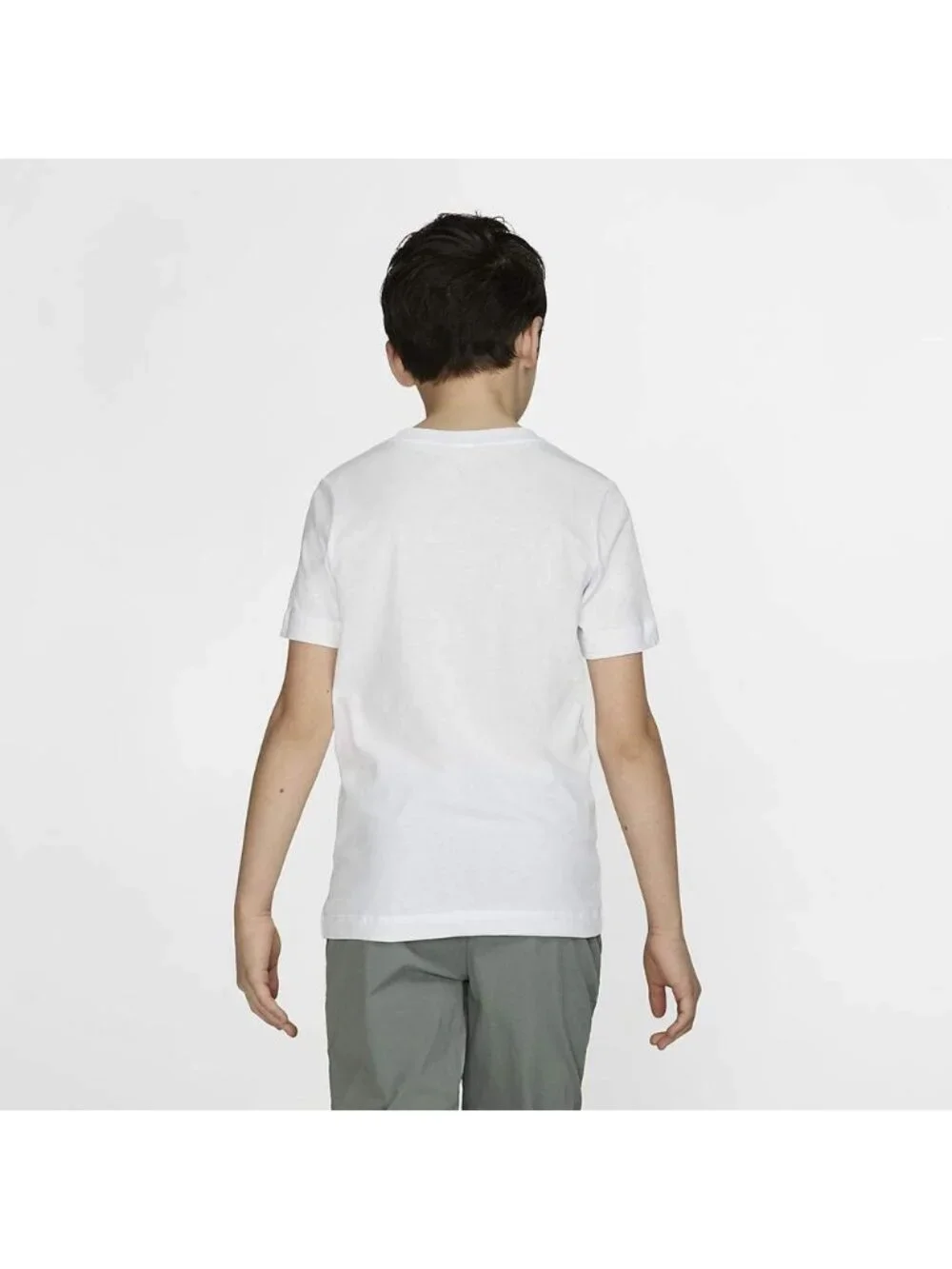 Nike Kids Sportswear Embroidered Futura T-shirt White Size XS